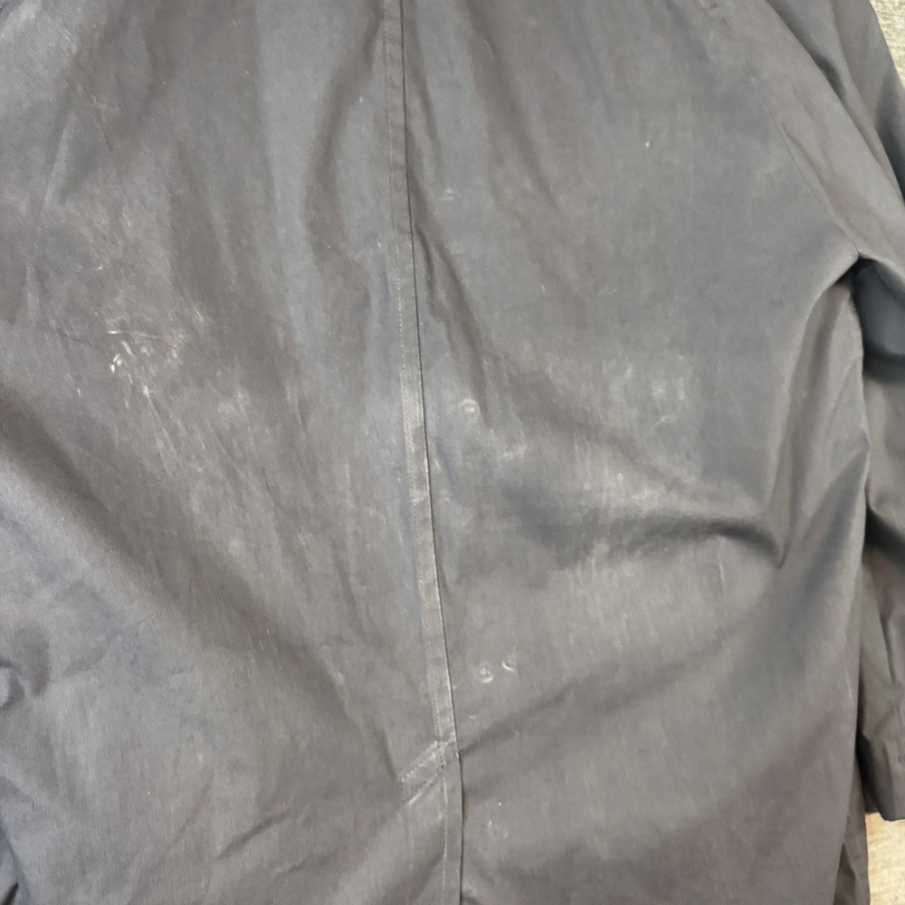 DSCP Quarterdeck Collection Black All Weather Trench Coat Men 38S Liner Military - Picture 8 of 12